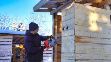 Building an Outdoor Shower in Alaska