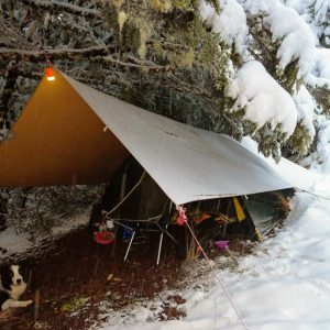 Tent Camping in Rain and Snow - 2 Nights