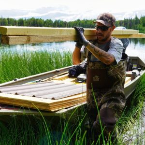 Milling & Transporting Lumber in Alaska | Lakeside Cabin Outhouse