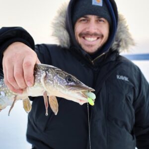 Quiet Snowy Days on the Ice | Northern Pike Fishing